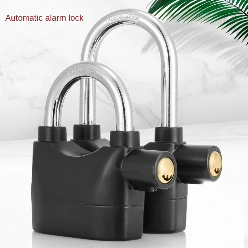 Alarm Security Lock with Motion Sensor Siren and 3 Keys