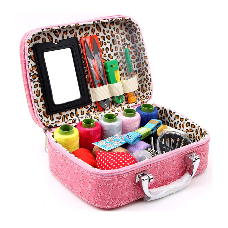 Latest Stylish Makeup Bag for Women | Cosmetic Bag | Jewellery Organizer | 20x13x8 cm Toiletry Box with Compact Magnifying Mirror for Travel (Multi-Colour)