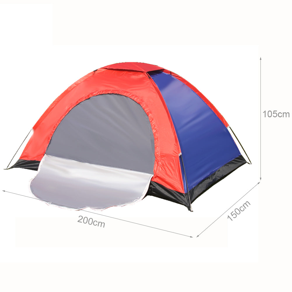 Picnic Camping Portable Polyester Tent (2 Person, Multicolor)