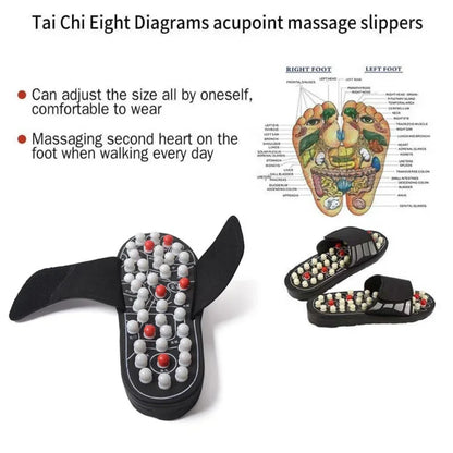 Spring Acupressure and Magnetic Therapy Accu Paduka Slippers for Full Body Blood Circulation Natural Slippers For Men and Women