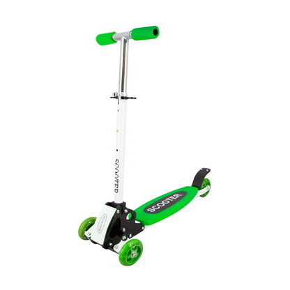 Foldable Scooter Cycle with Height Adjustment & Led Light on Wheel (Break and Bell) for Boys and Girls