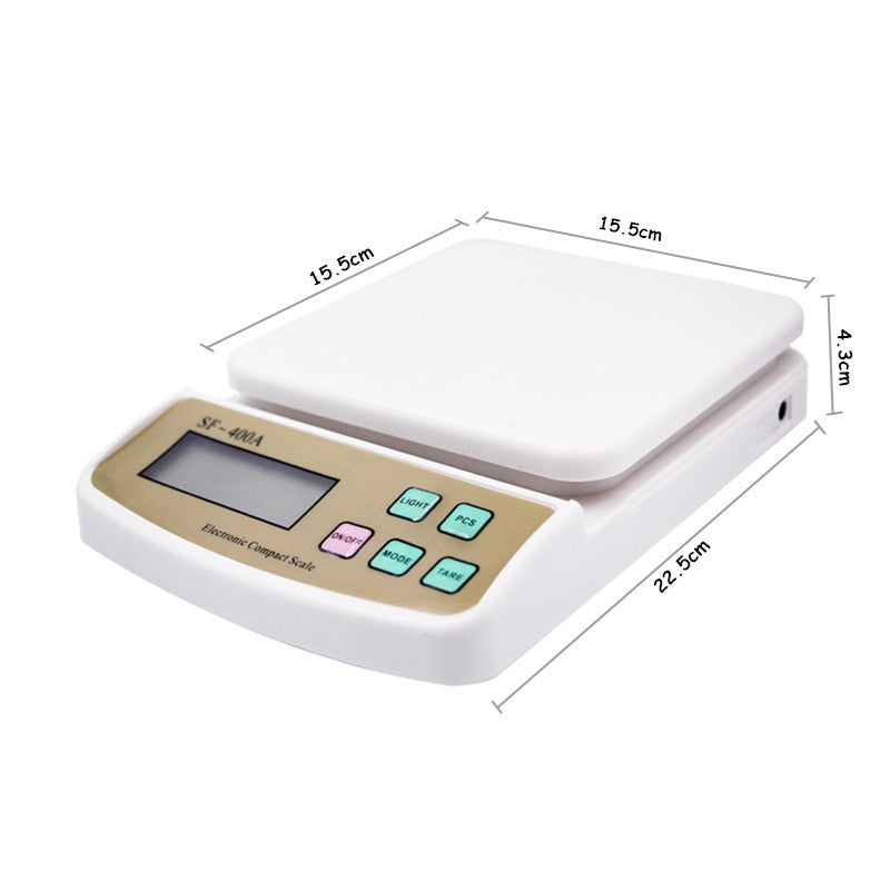 Compact Scale with Tare Function Sf 400A 10 Kg Digital Multi-Purpose Kitchen Weighing Scale (Adapter is not included with the scale) (Kitchen Scale SF-400A)