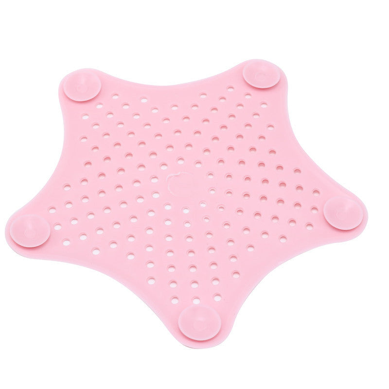 Star Shaped Silicone Bathroom Hair Catcher Sink Filter Drain/Strainer Catcher/Plastic Wash Jali for Kitchen/Wash Basin/Bathroom