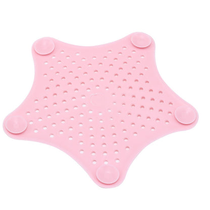 Star Shaped Silicone Bathroom Hair Catcher Sink Filter Drain/Strainer Catcher/Plastic Wash Jali for Kitchen/Wash Basin/Bathroom