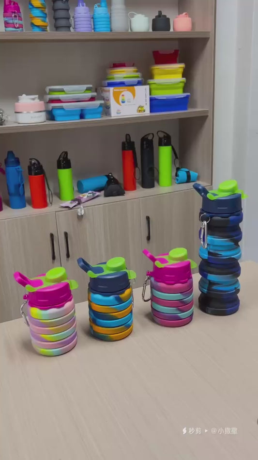 FOLDING 1 LITER WATER BOTTLE FOR TRAVELLING