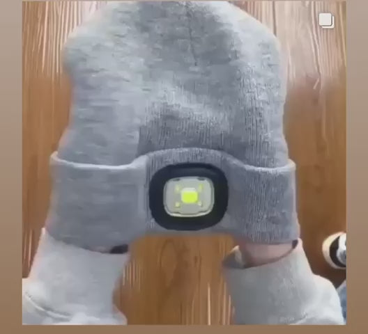 HEAD CAP WITH LED LIGHT