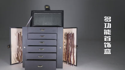 6 Layer Jwellery organizer with drawer partition