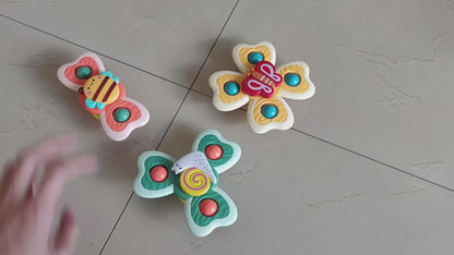 3 Pc baby spinner with suction