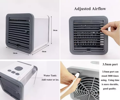 Arctic Air Ultra Evaporative Air Cooler Powerful 3-Speed, Lightweight, Portable Personal Space Cooler With Hydro-Chill Technology For Bedroom,Car,Office, Living Room & More