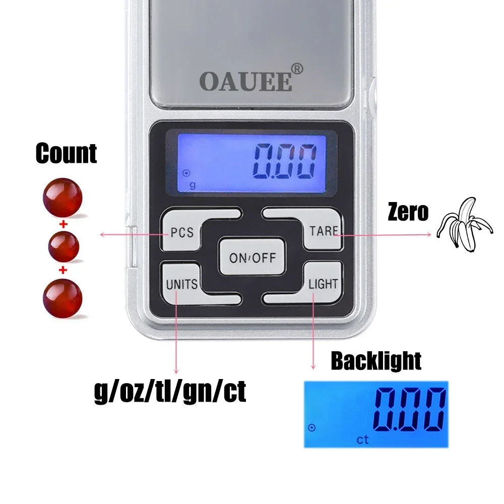 Jewellery Scale | Weight Scale | Digital Weight Machine | weight machine for gold | Electronic weighing machines for Jewellery 0.01G to 200G Small Weight Machine for Shop