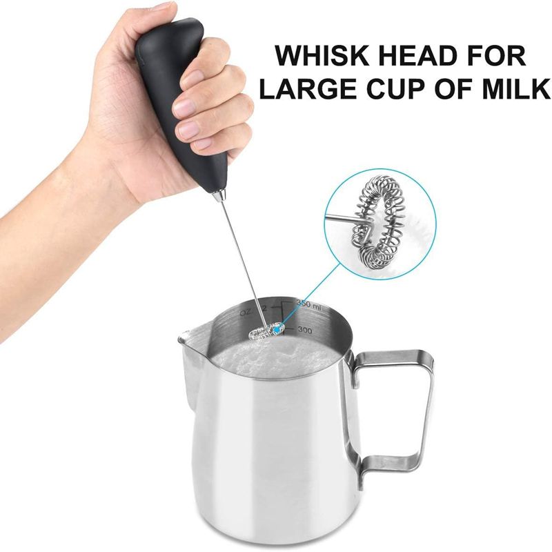 Milk Frother Electric Foam Maker Classic Hand Blender Mixer Froth Whisker Latte Maker For Milk, Coffee, Egg Beater