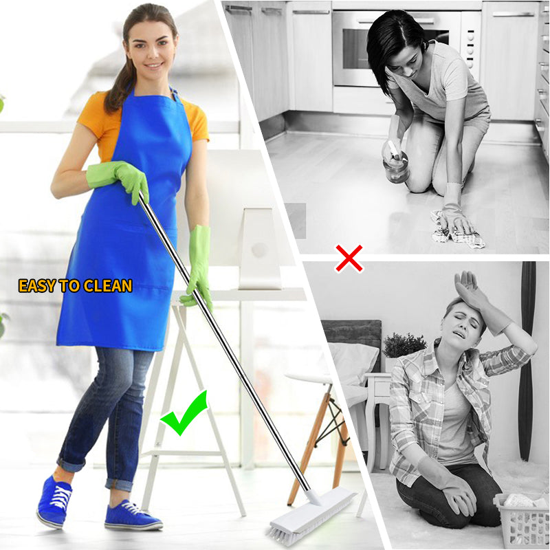 2 in 1 Bathroom Cleaning Brush with Wiper